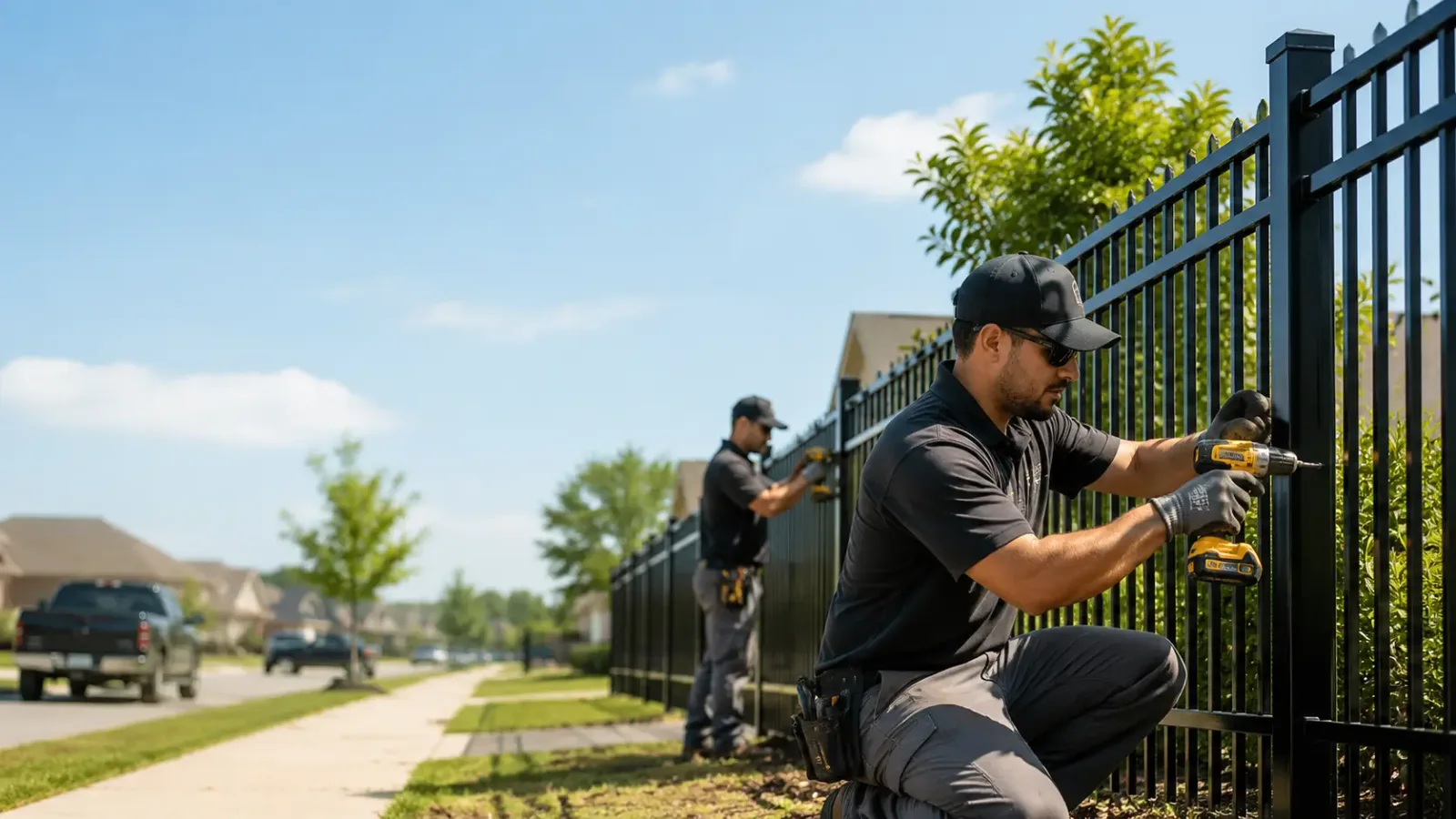 Metal Fence Installation in Ocean Springs, MS
